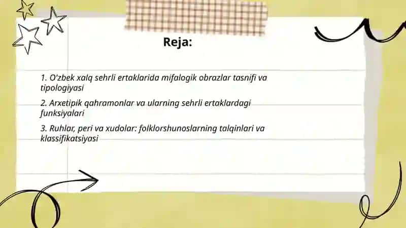 O‘zbek xalq sehrli ertaklarida mifalogik obrazlarning folklorshunoslar tomonidan o'rganilishi 2