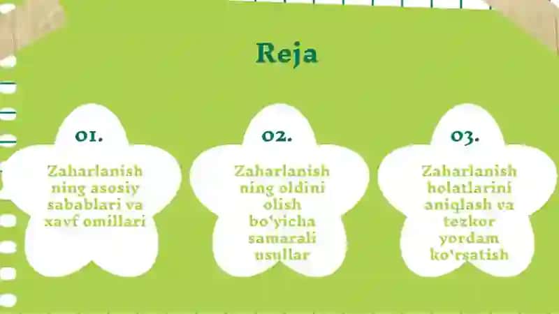 Ovqatdan zaharlanish vaularning profilaktikasi 2