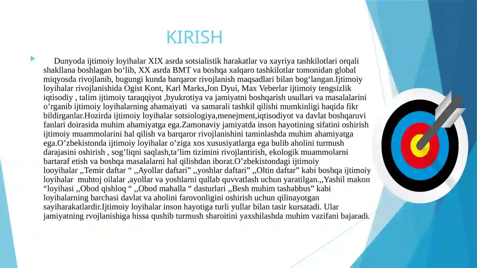 Ijtimoiy loyihalarni  rejalashtirish   rasmiylashtirish  muvofiqlashtirish 2