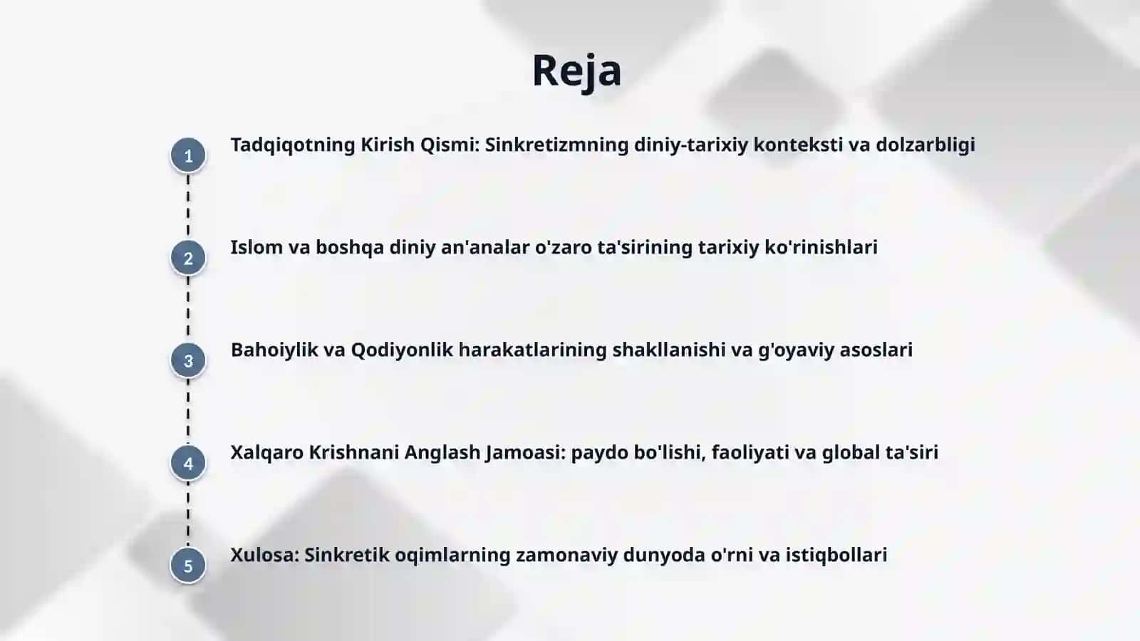 Islom va boshqa diniy aqidalar sinkretlashuvi natijasida shakllangan diniy taʼlimotlar tarixi. Bohoiylik va qodiyonlik harakatlari, Xalqaro Krishnani anglash jamoasi faoliyati 2