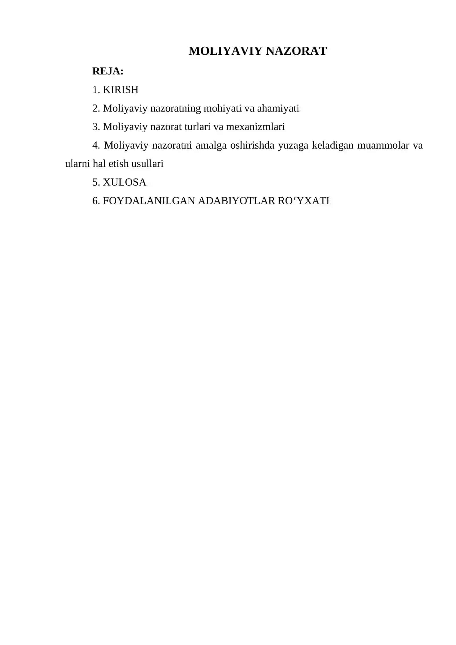 Moliyaviy nazorat 2
