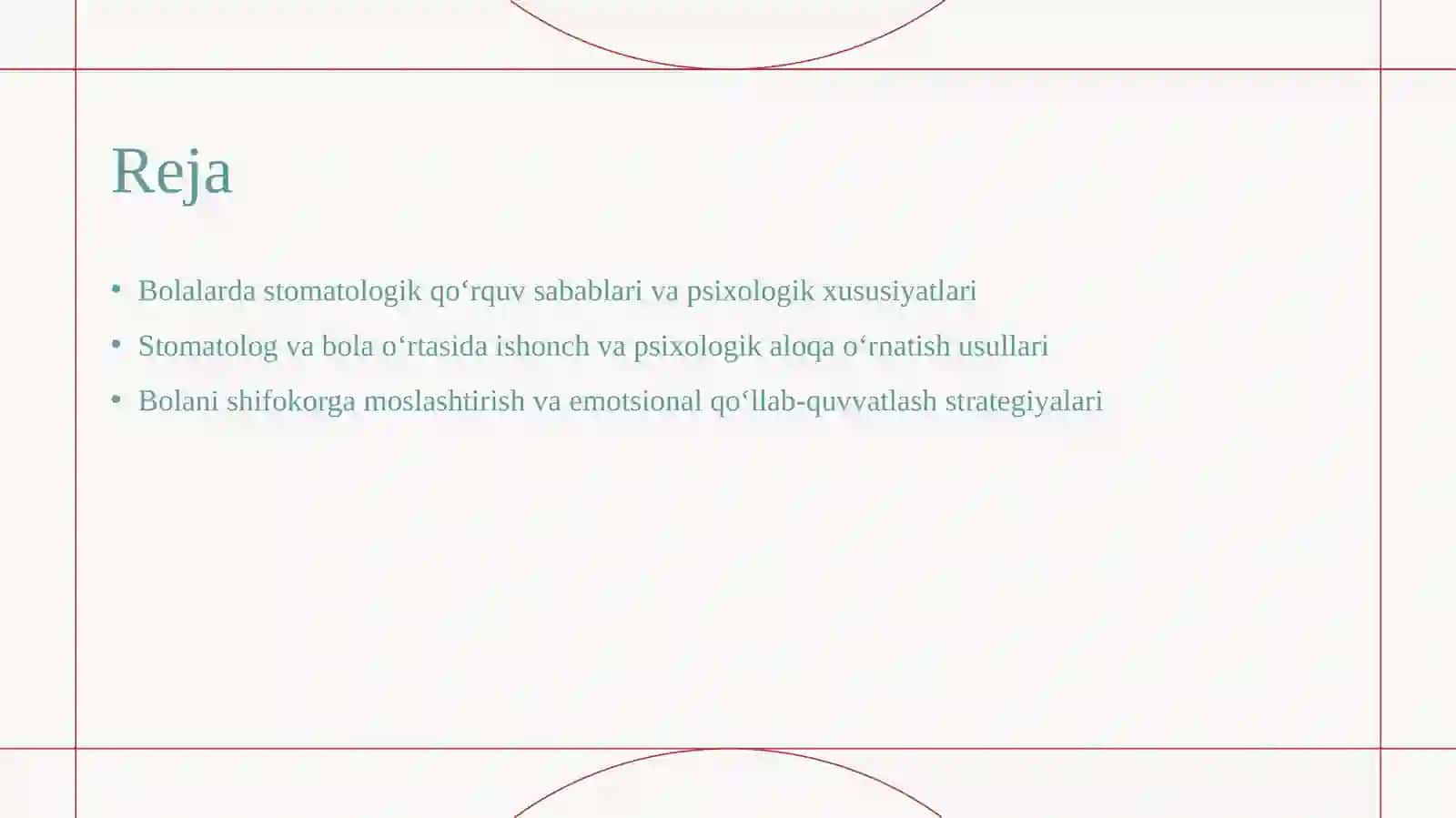 Bolalarda stomatologik qo‘rquv sabablari va psixologik xususiyatlari 2