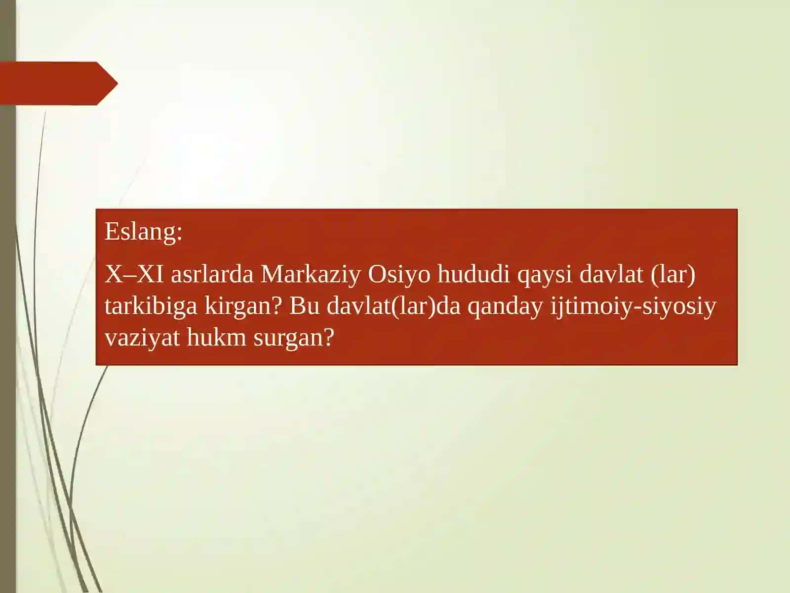 10-sinf Adabiyot fanidan dars ishlanma. Yusuf Xos Hojib (XI asr). Qutadg'u bilig 2