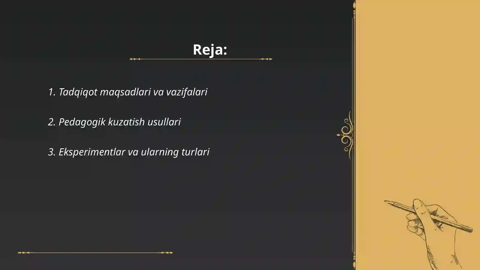 Umumiy pedagogikaning ilmiy tadqiqot metodlari 2