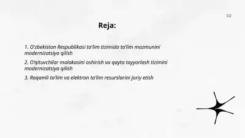 O'zbekiston Respublikasi ta'lim tizimida modernizatsiya jarayonlari 2