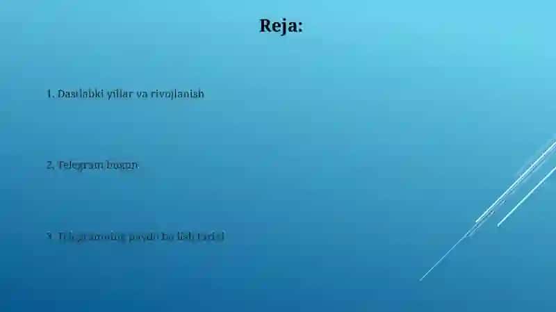 Telegramning kelib chiqish tarixi 2