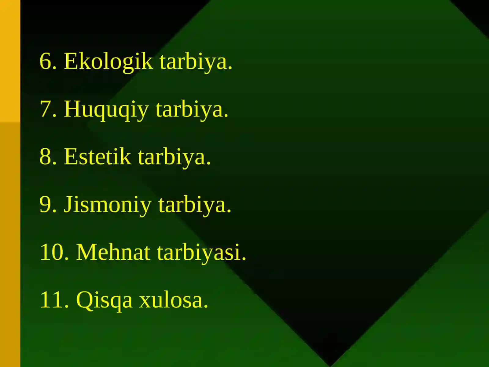 TARBIYA TURLARI VA METODLARI 2