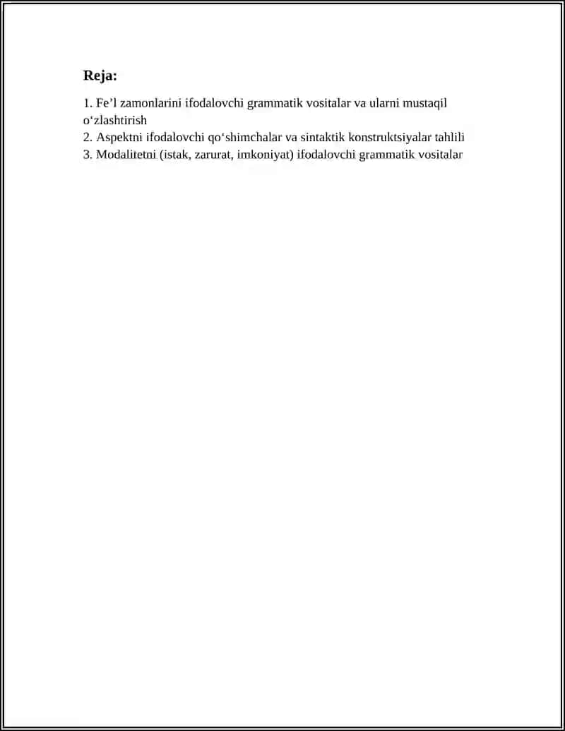 GRAMMATIK MAʼNONI IFODALOVCHI VOSITALAR 2