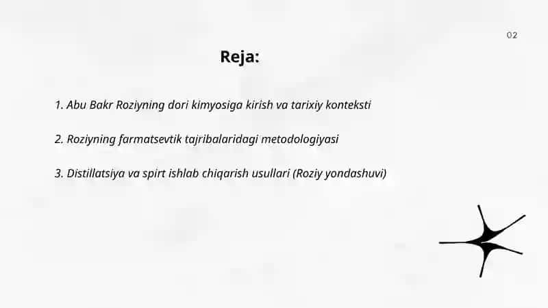 Abu Bakr Roziyning kimyoviy dorilar yaratishdagi hissasi 2