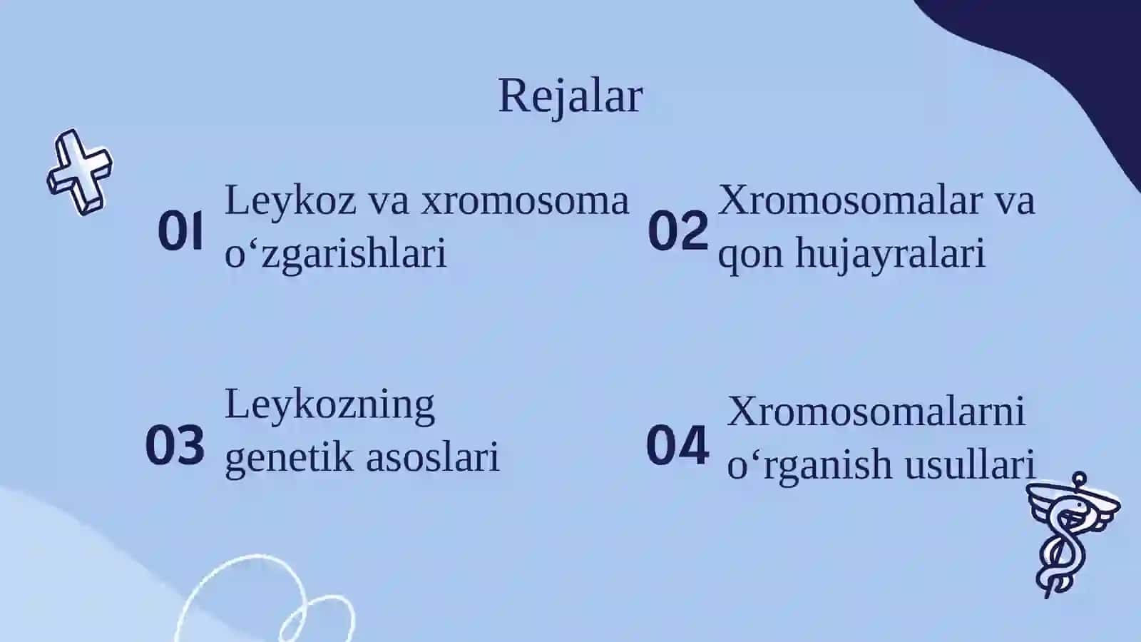 Leykozrivojlanishidaxromosomaoʻzgarishlariniroli 2
