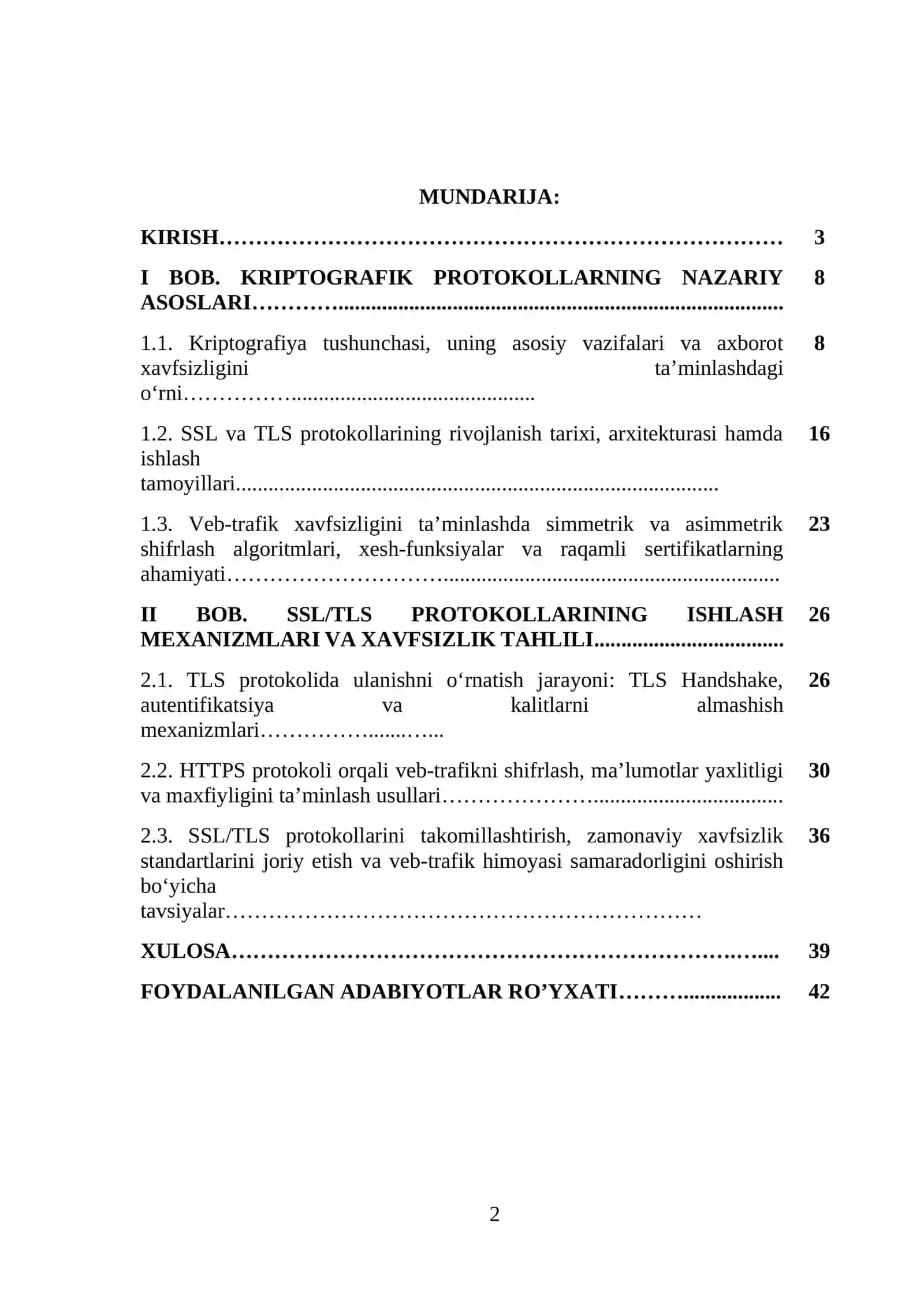 Kriptografik protokollar (SSL/TLS) tahlili va veb-trafikni xavfsiz shifrlash 2