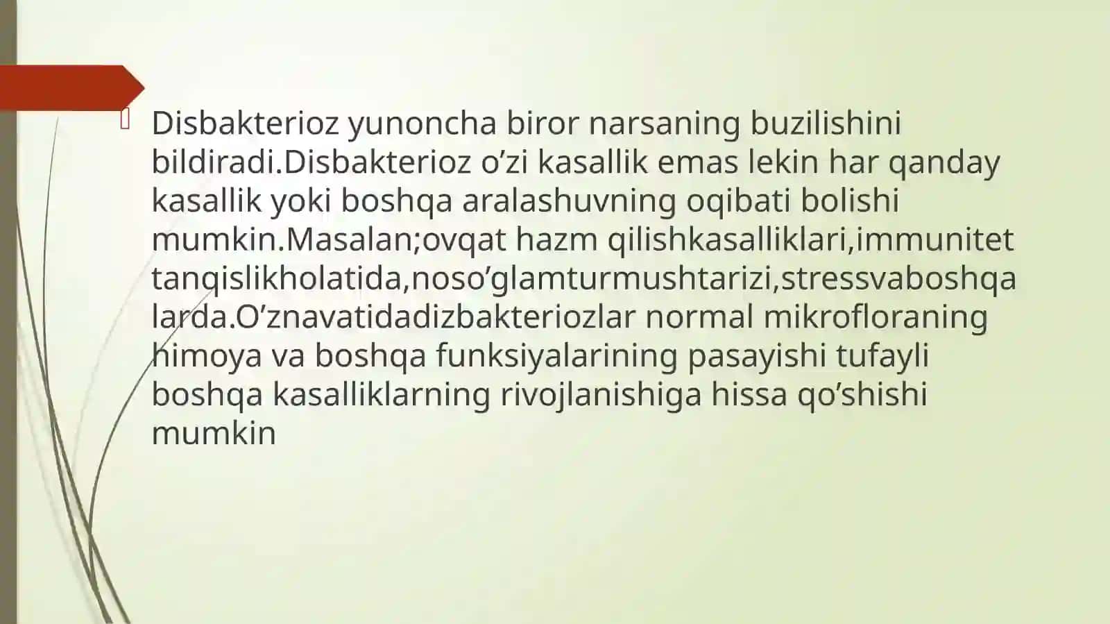 DIBAKTERIOZ VA DIZBAKTERIOZNING ZAMONAVIY BAKTERIOLOGIK DIAGNOSTIKASI 2
