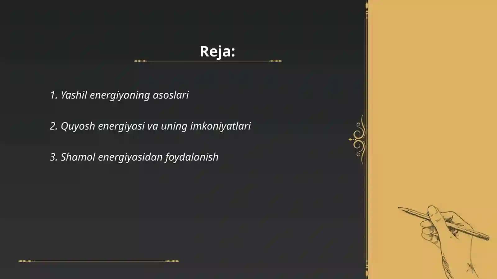 Yashil energiyaning asoslari 2