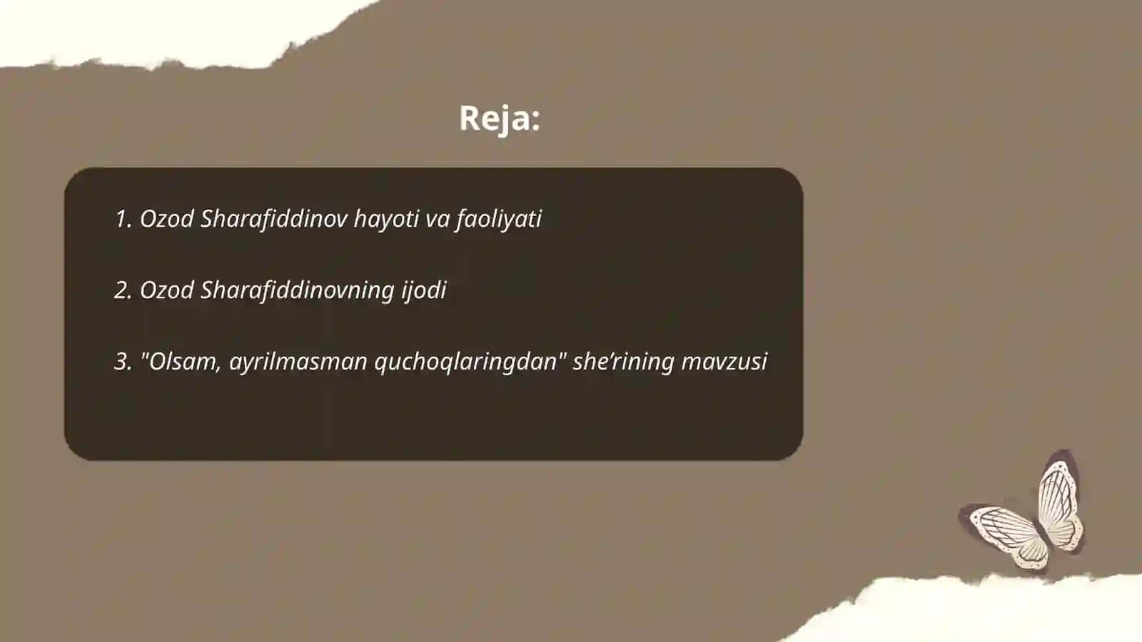 Ozod Sharafiddinovning hayoti va faoliyati 2