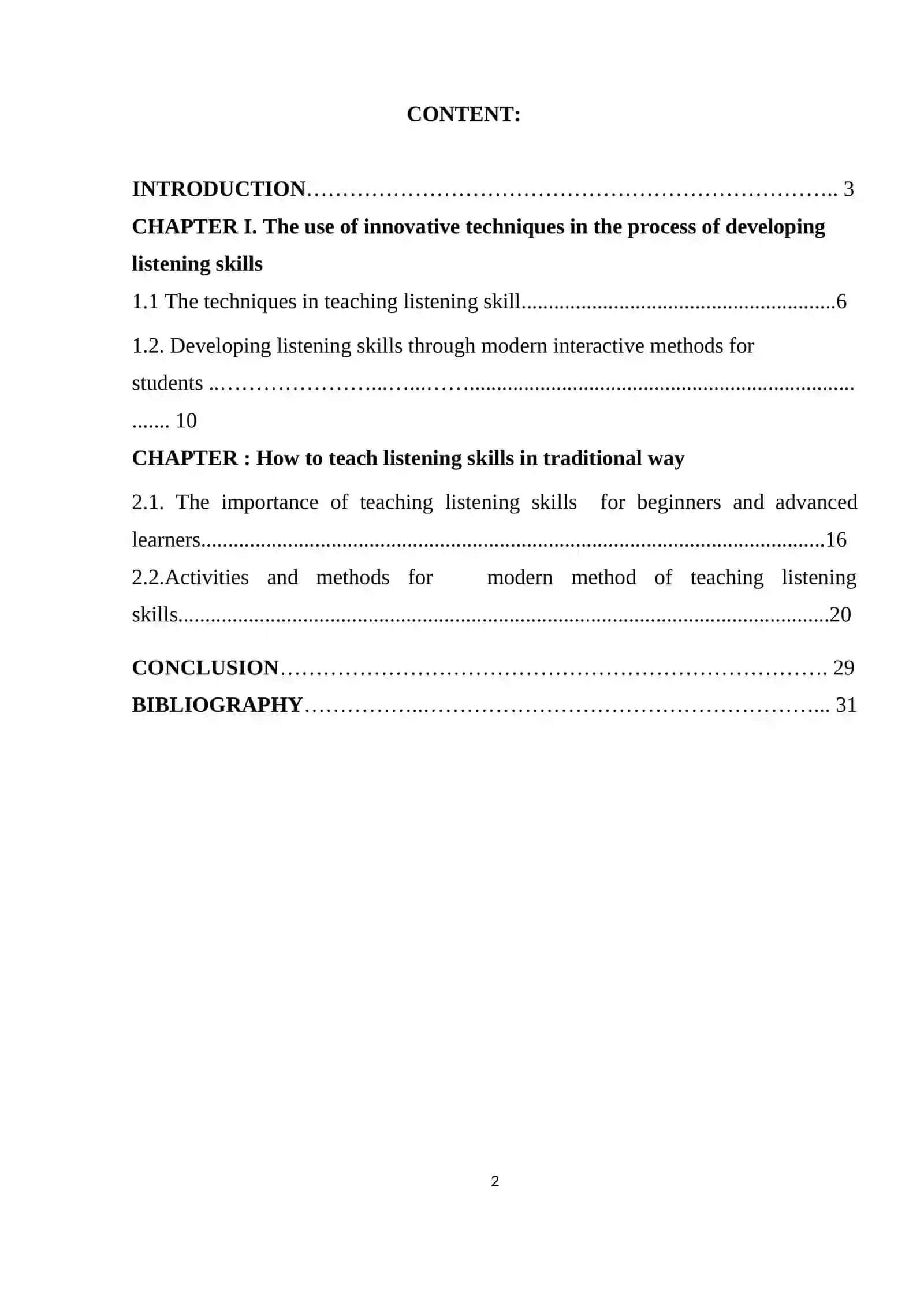 Methods teaching listening skills 2