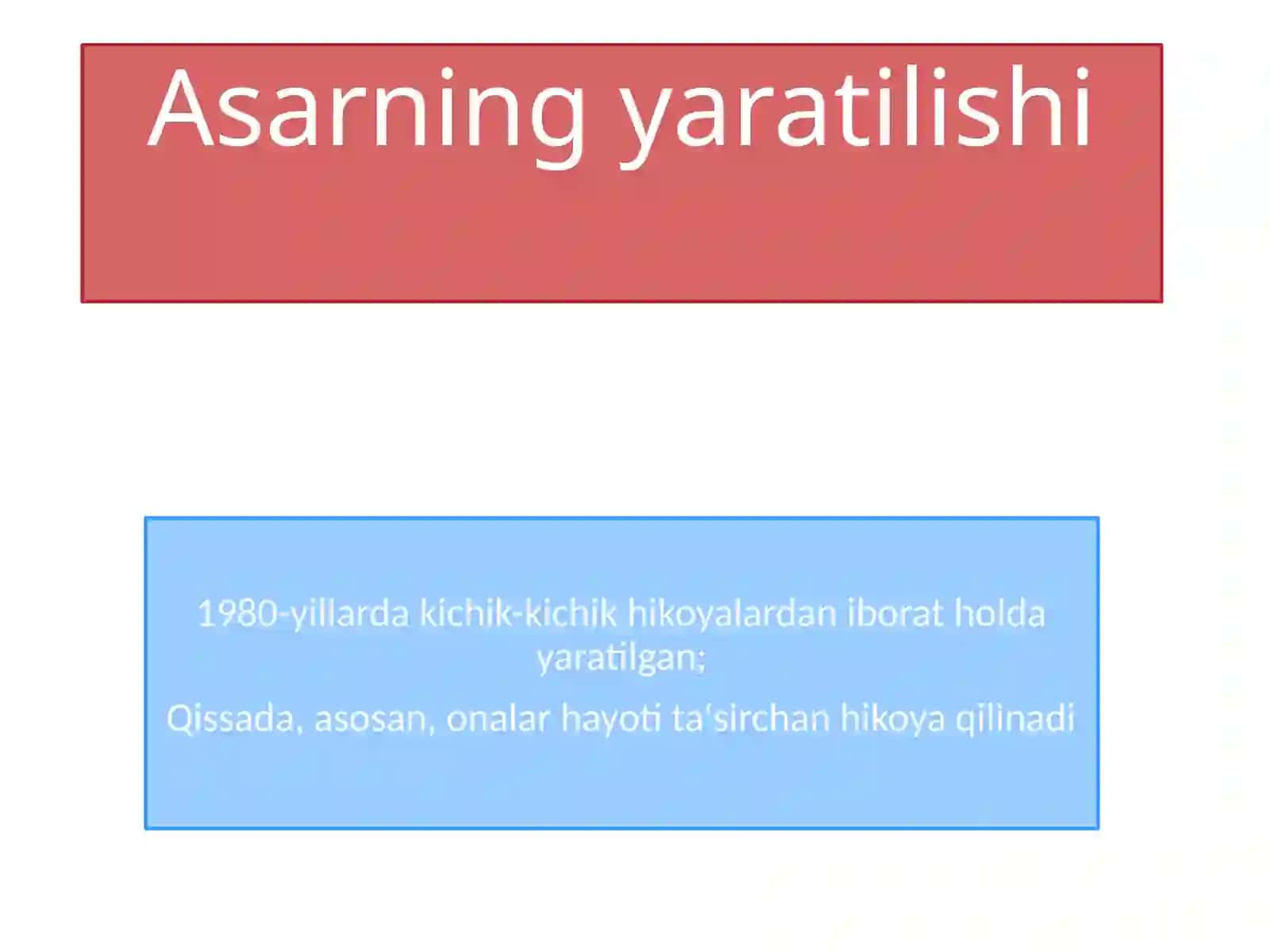 «Dunyoning ishlari» 2
