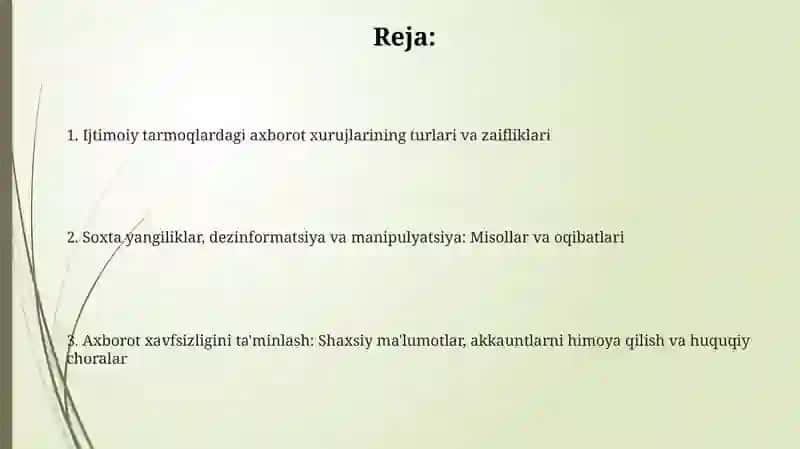 Ijtimoiy tarmoqlarda axborot xurujlari va tahdidlar 2