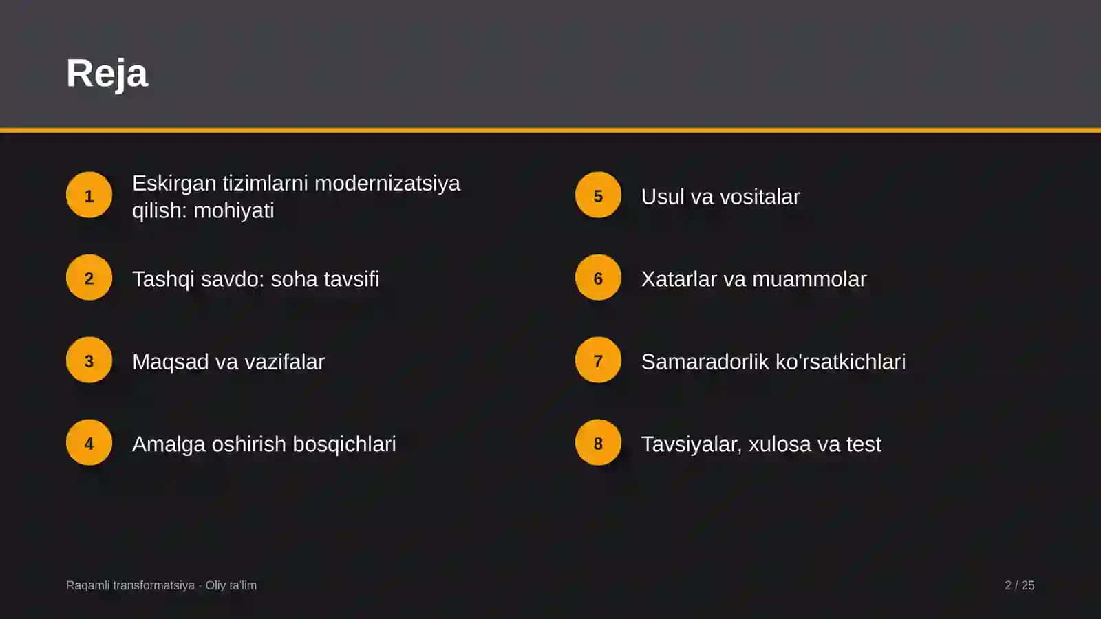 tashqi savdoda eskirgan axborot tizimlarini modernizatsiya qilish 6694 2