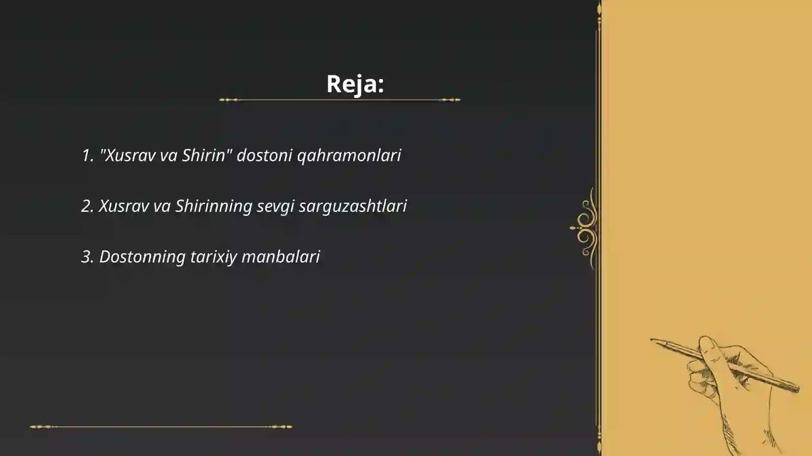 Qutbning " Xusrav va Shirin" dostoni 2
