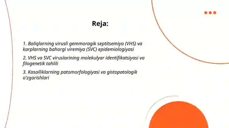 Baliqlarning virusli gemmoragik septitsemiya va karplarning bahorgi viremiya kasalliklari 2