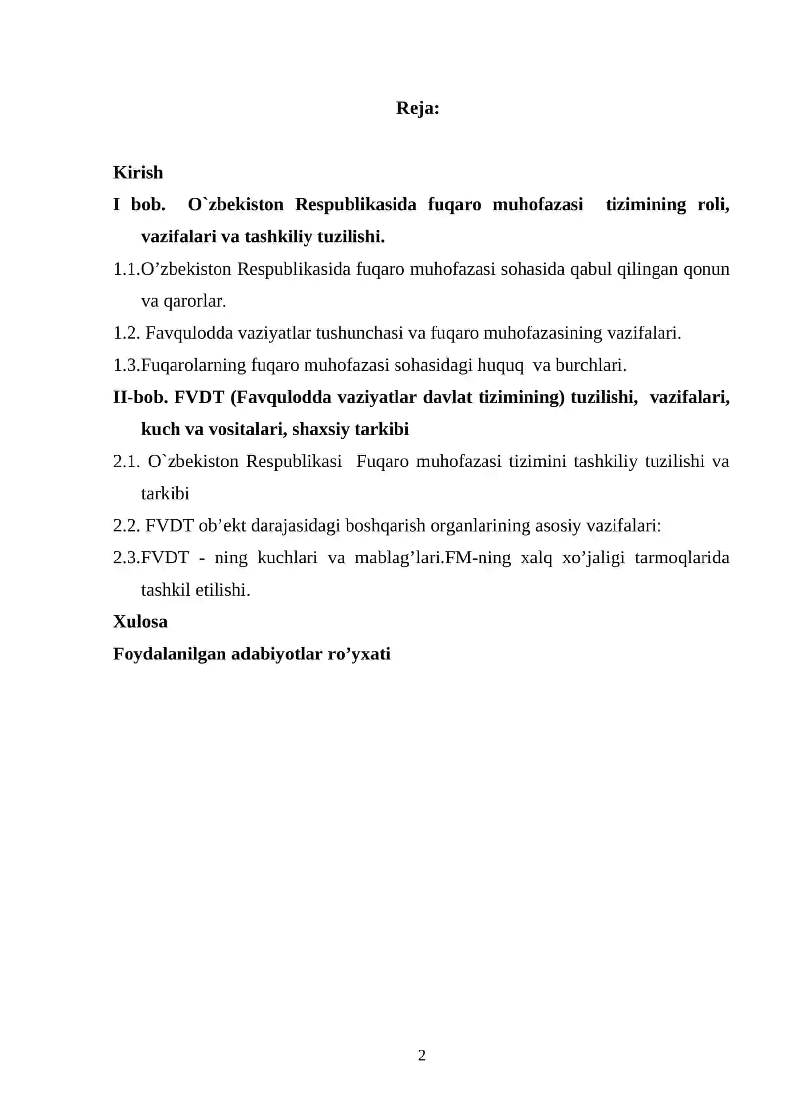 FVDTning tarkibi, vazifalari kuch va vositalari 2