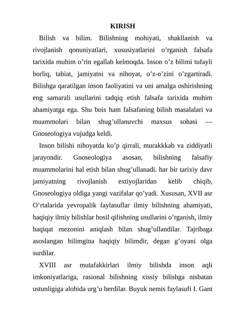 Bilish falsafasi 2
