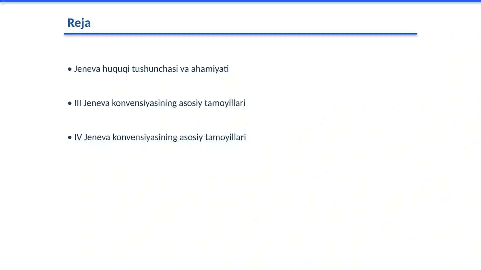 Jeneva huquqi. III va IV Jeneva konvensiyalari bo‘yicha himoya qilinuvchi shaxslar 2