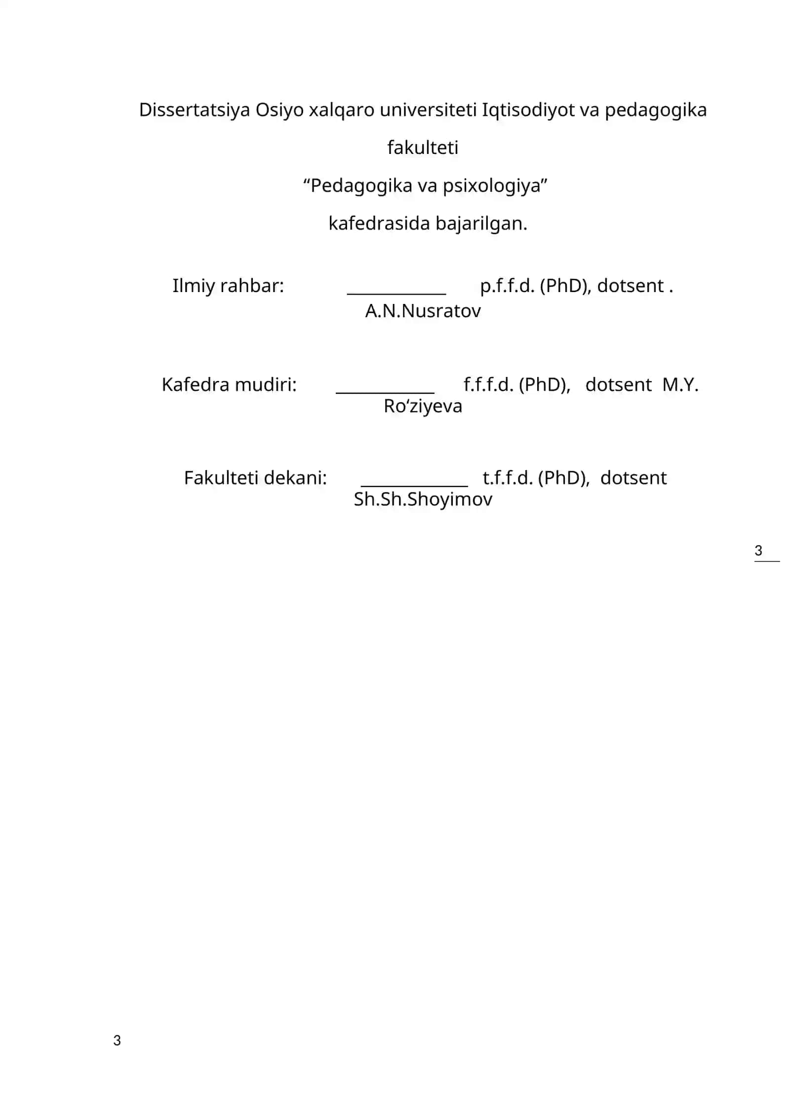 DISSERTATSIYA ISHI 2