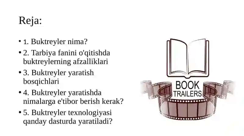 Tarbiyafanini o'qitishda buktreylert texnologiyalaridan foydalanish 2