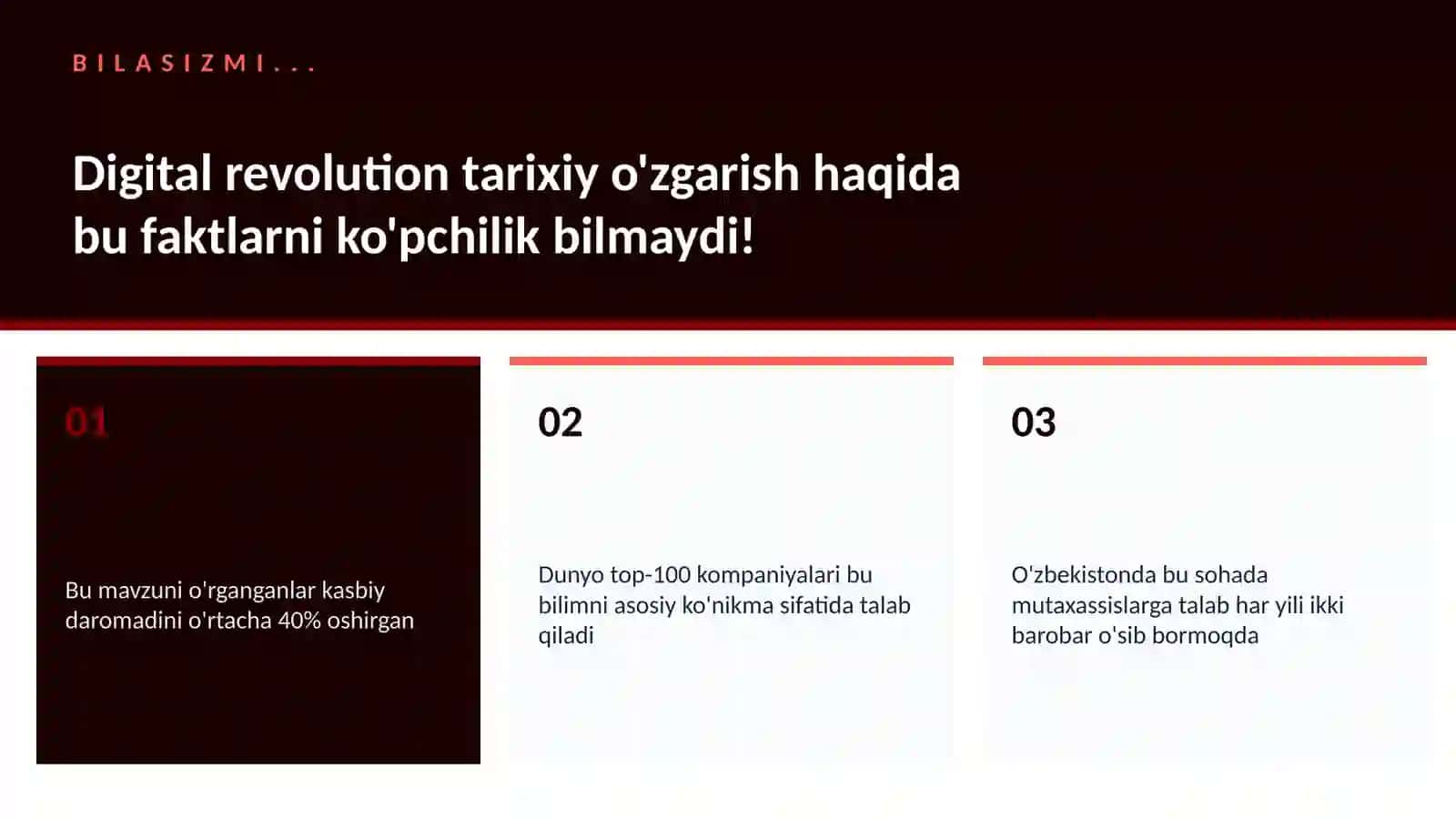 Digital revolution tarixiy o'zgarish 2