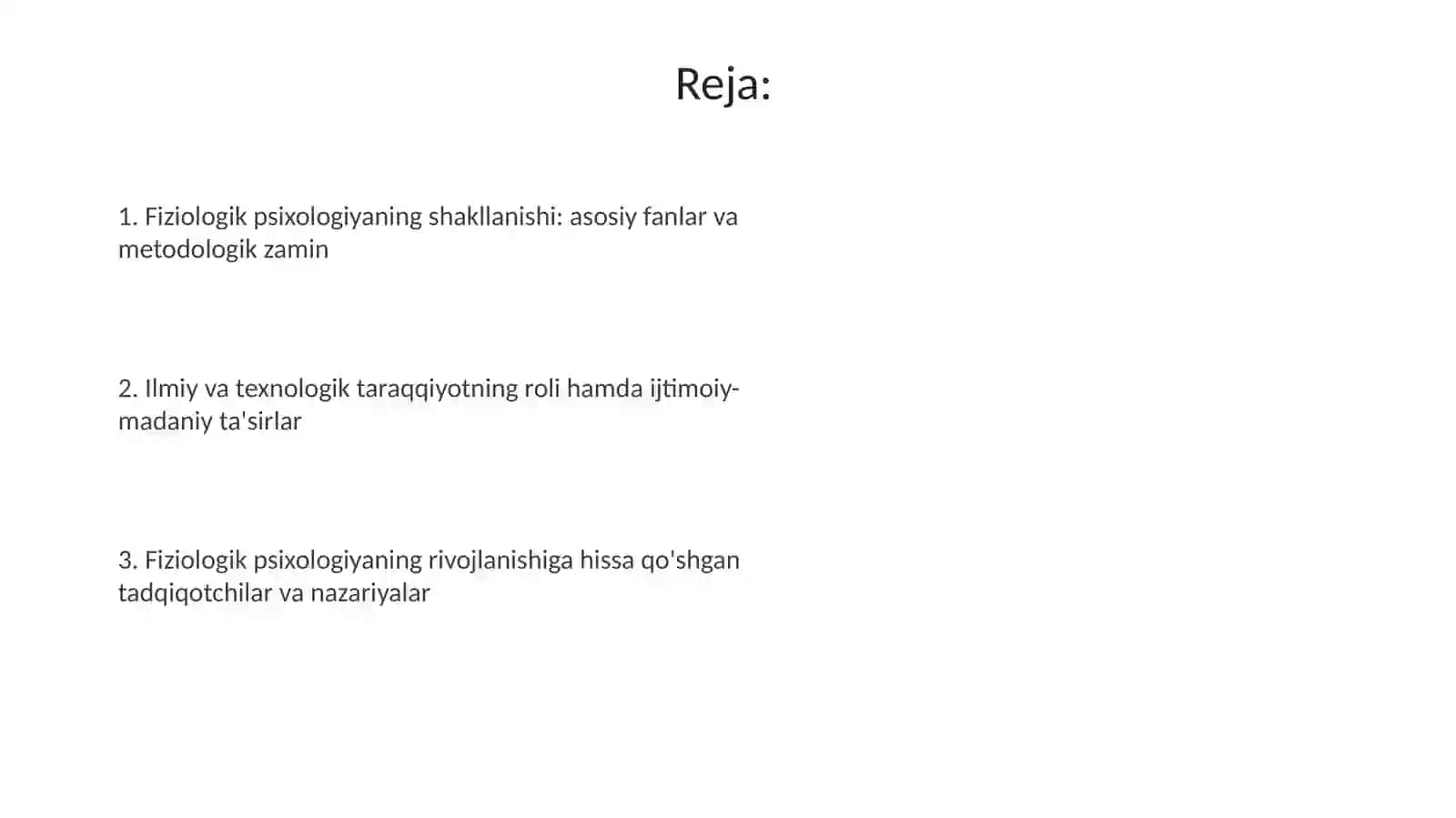 Fiziologik psixologiyaning paydo bo'lish shart sharoitlari 2
