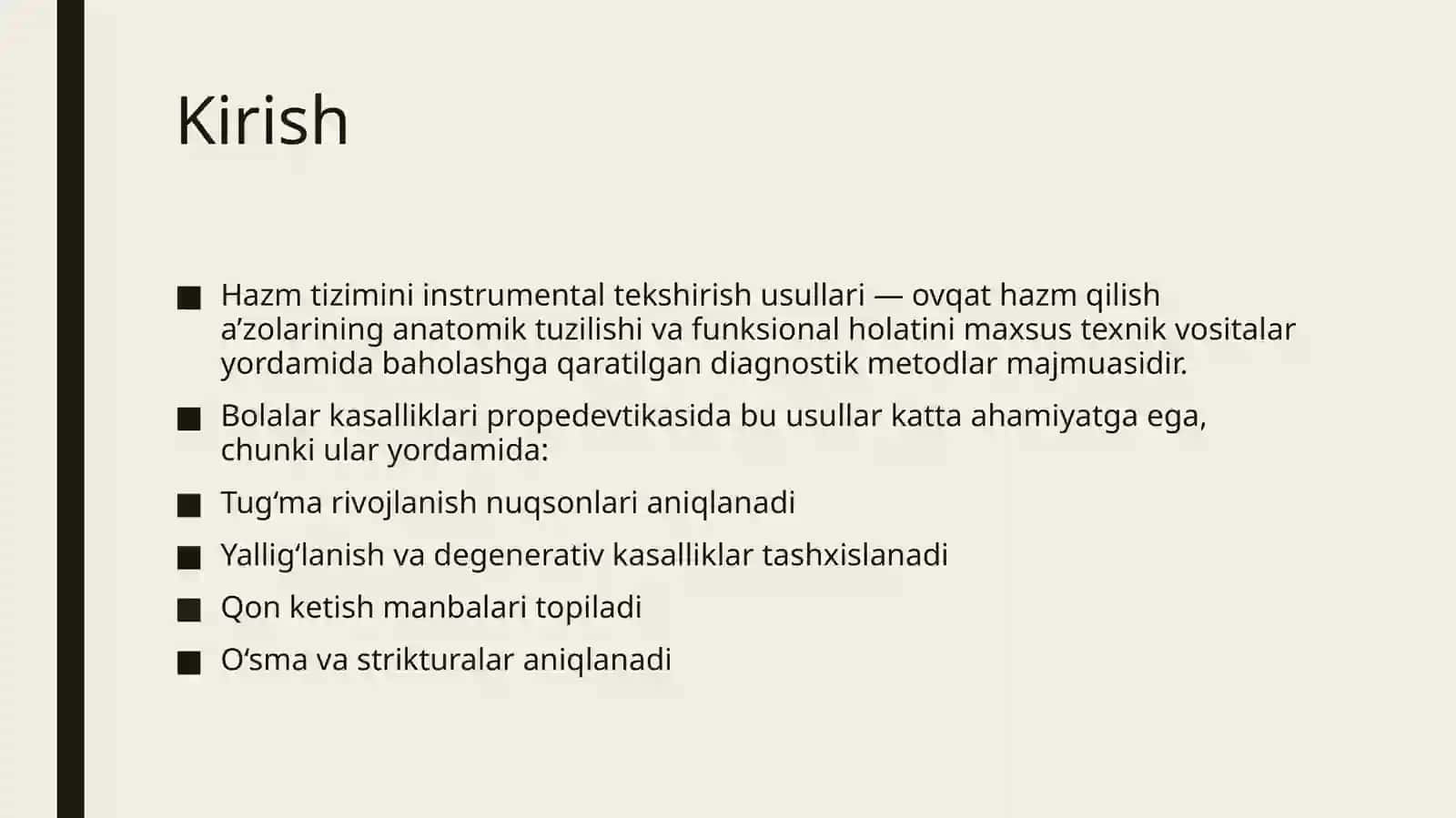 Hazm tizimini instrumental tekshirish usullari 2