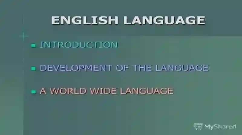 English world widein the 20thcentury 2