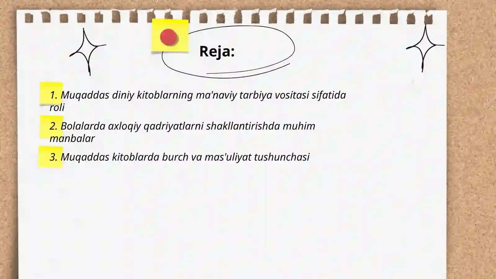 Muqaddas diniy kitoblarning tarbiyaviy ahamiyati 2