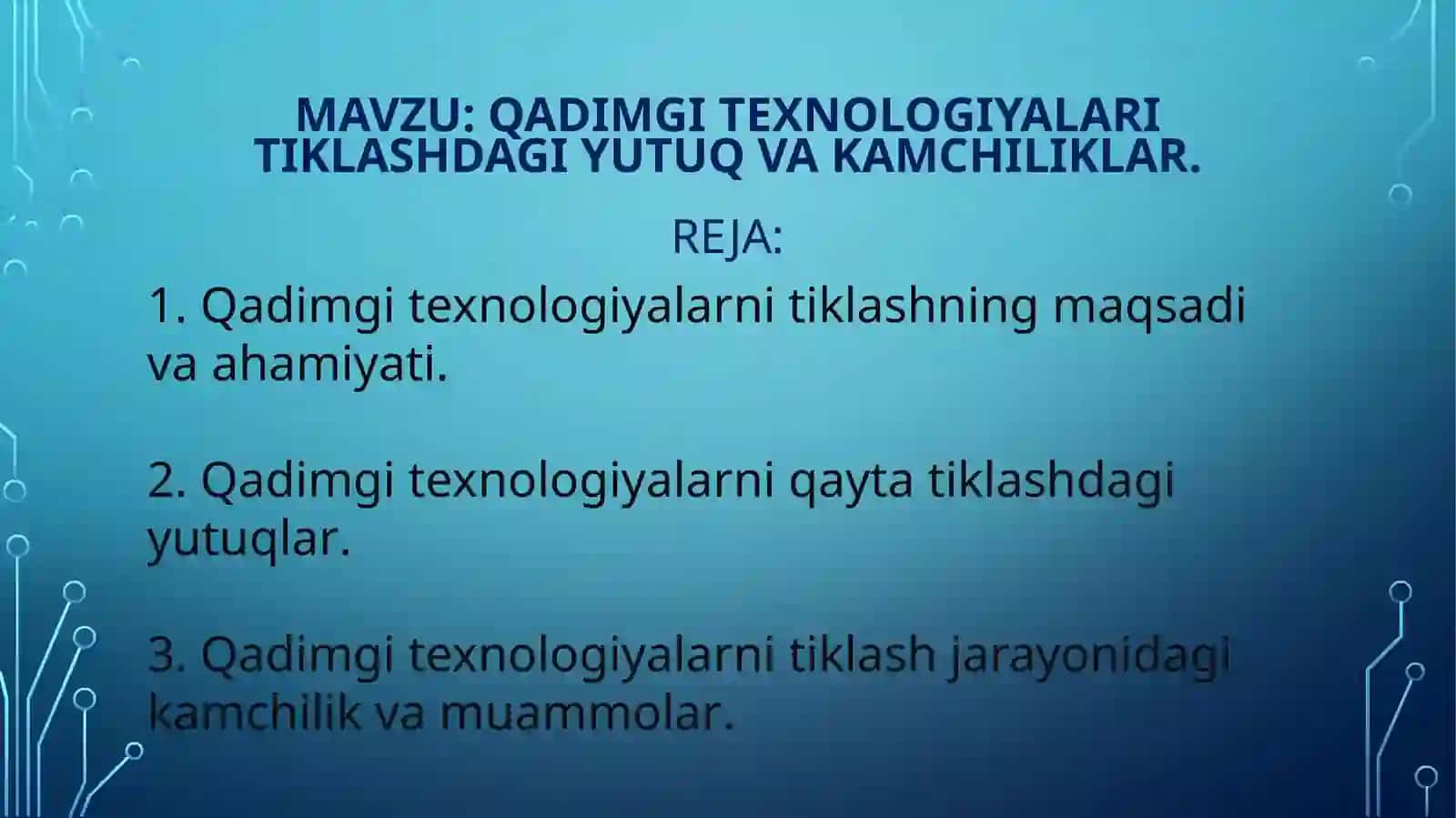 Qadimgi texnologiyalar itklashdagi yutuq va kamchiliklar 2