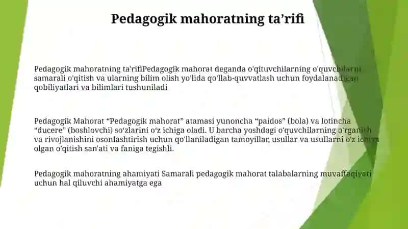 Pedagogik Mahorat 2