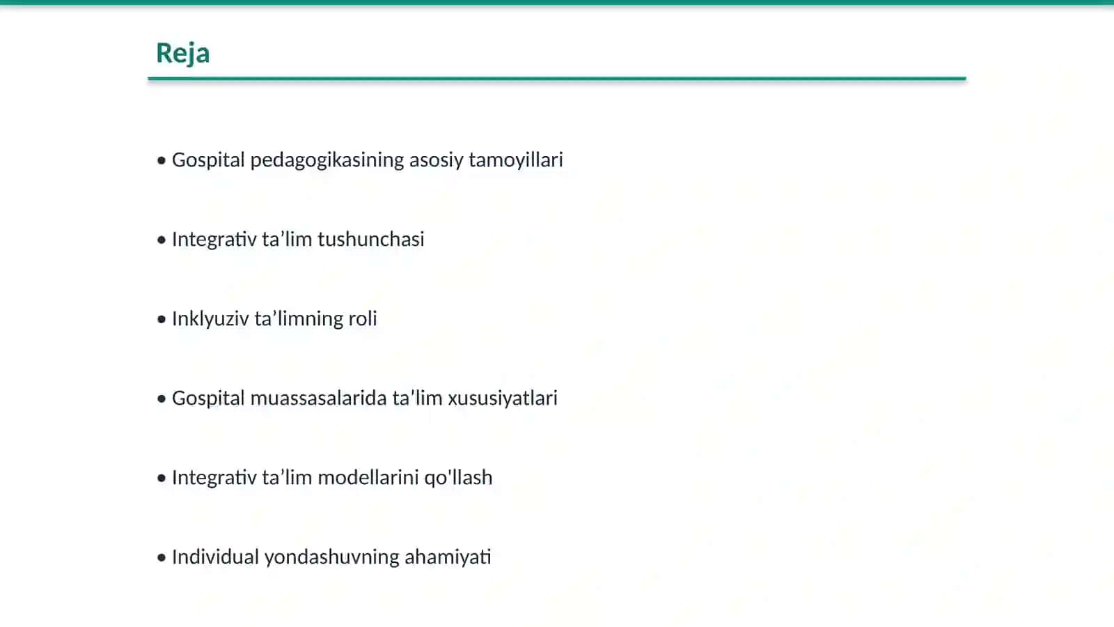 Gospital pedagogikasida integrativ va Inklyuziv ta’limning o’rni 2