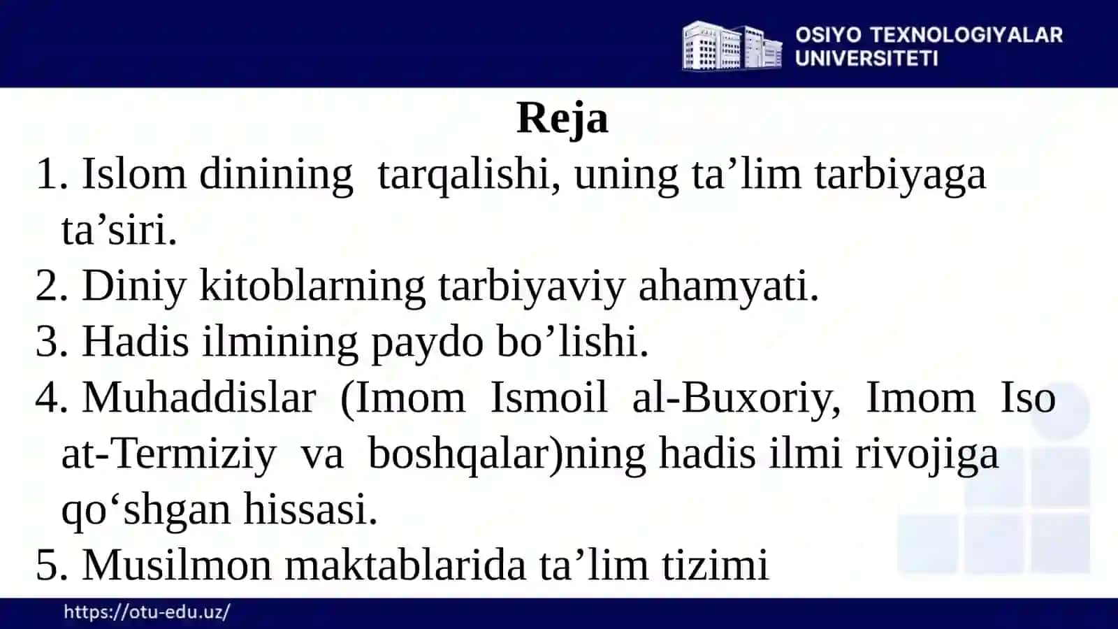 VII ASRDAN XIV ASRGACHA O’RTA OSIYODA TARBIYA, MAKTAB VA PEDAGOGIK FIKRLAR 2