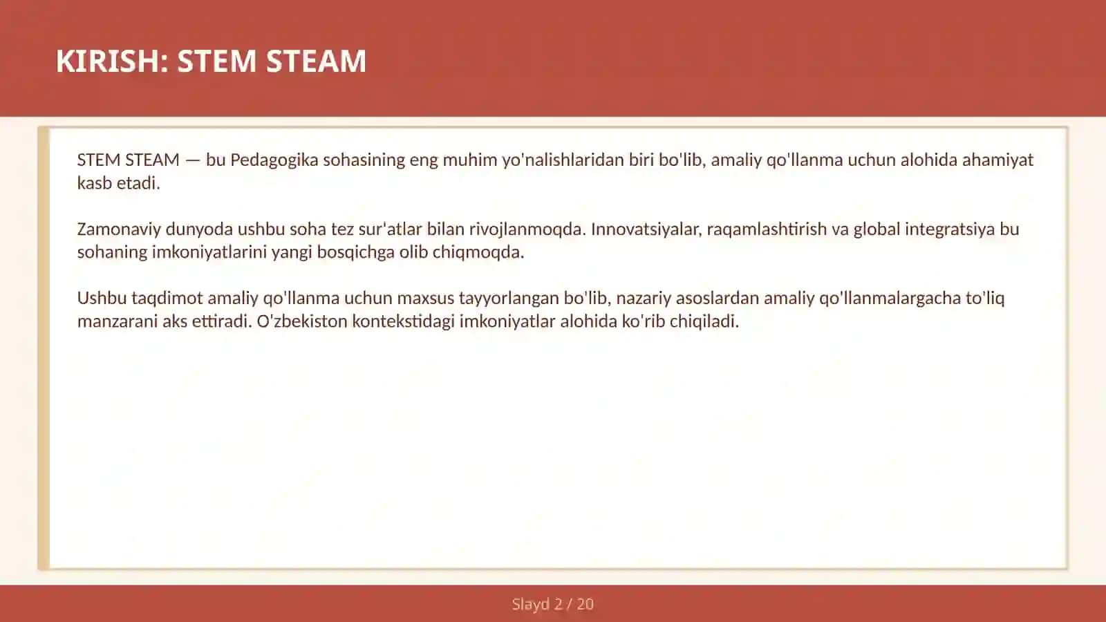STEM STEAM 2