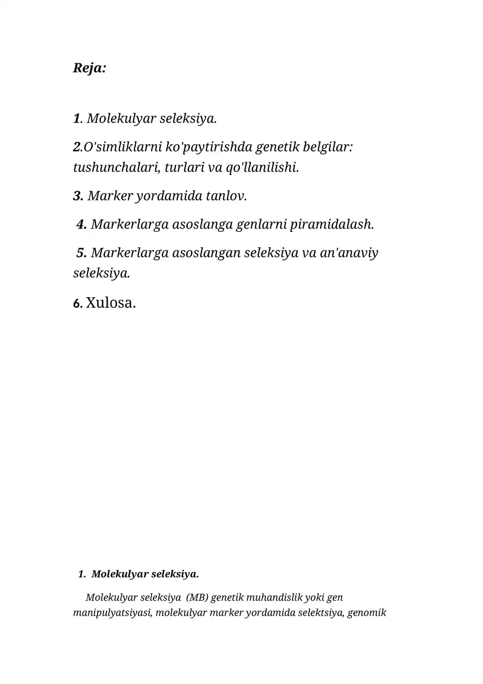 Molekulyar markerlar 2