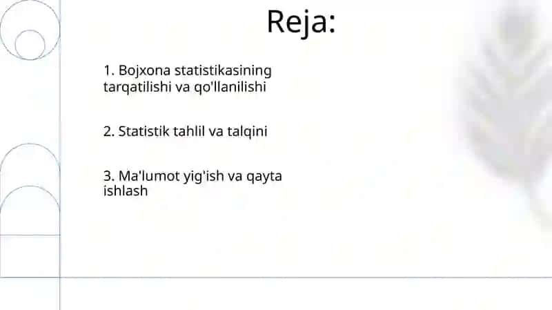 Bojxona statistikasi tushunchasi va uning yuritish tartibi 2
