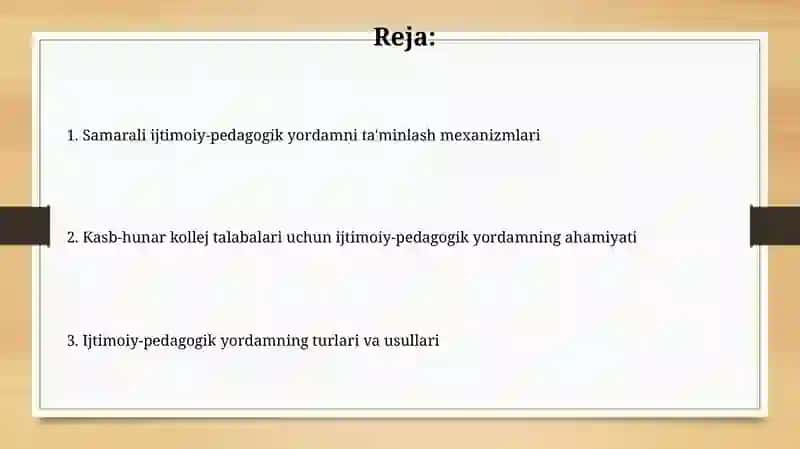 Ijtimoiy-pedagogik yordam 2