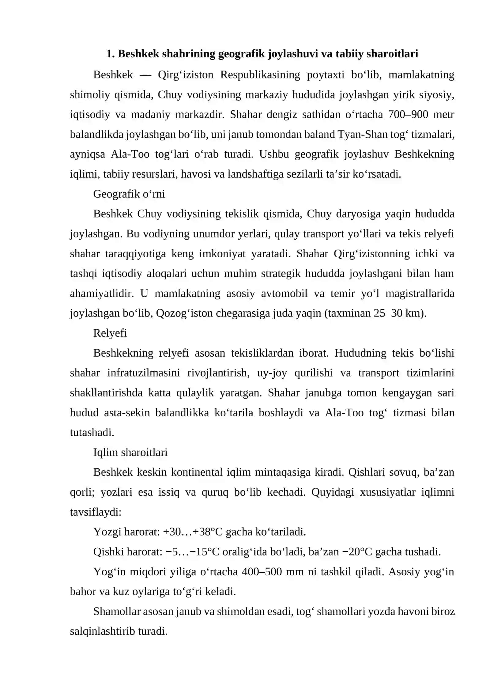 BESHKEK SHAHRI 2