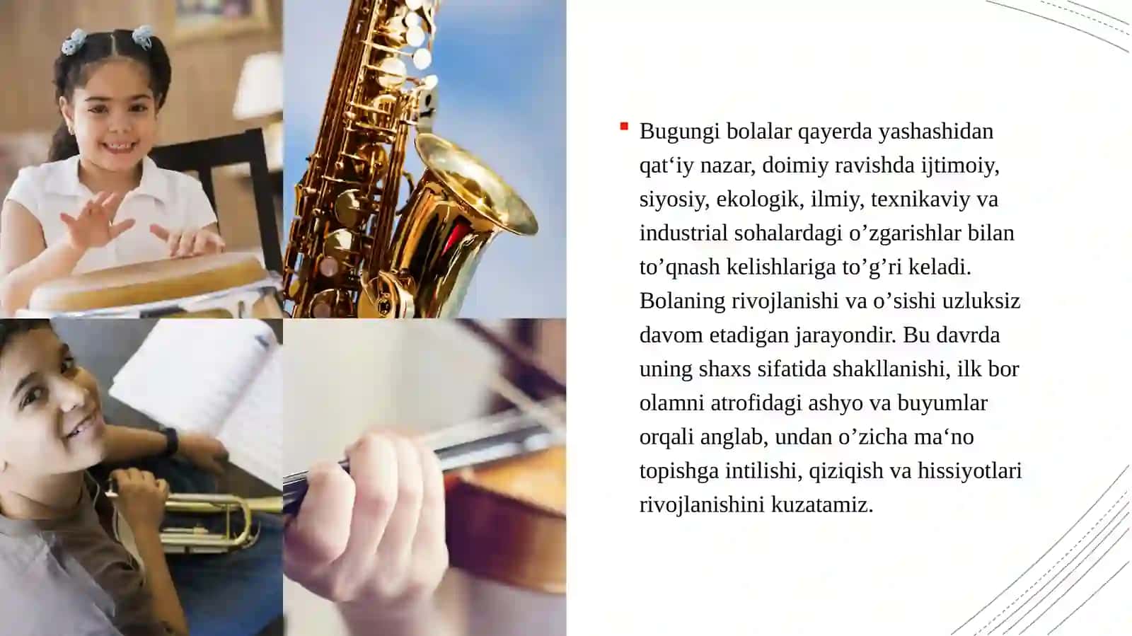 Musiqa mashğulotlari 2