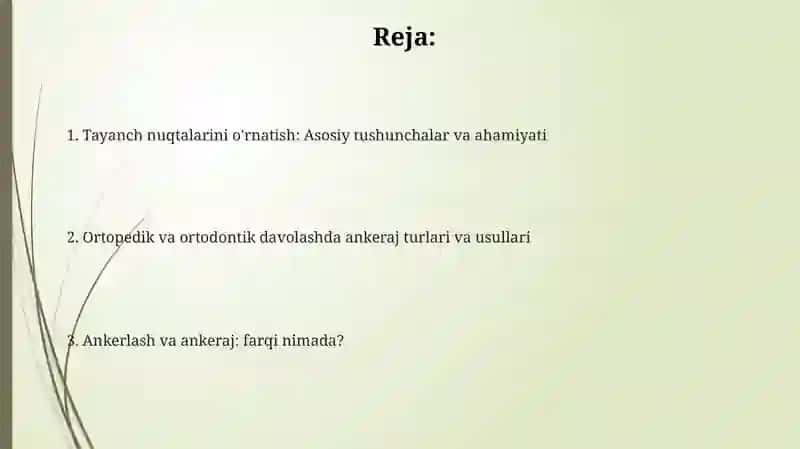 Tayanch nuqtalarini o'rnatish: Asosiy tushunchalar va ahamiyati 2