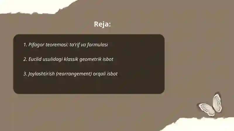 Pifagor teoremasi 2