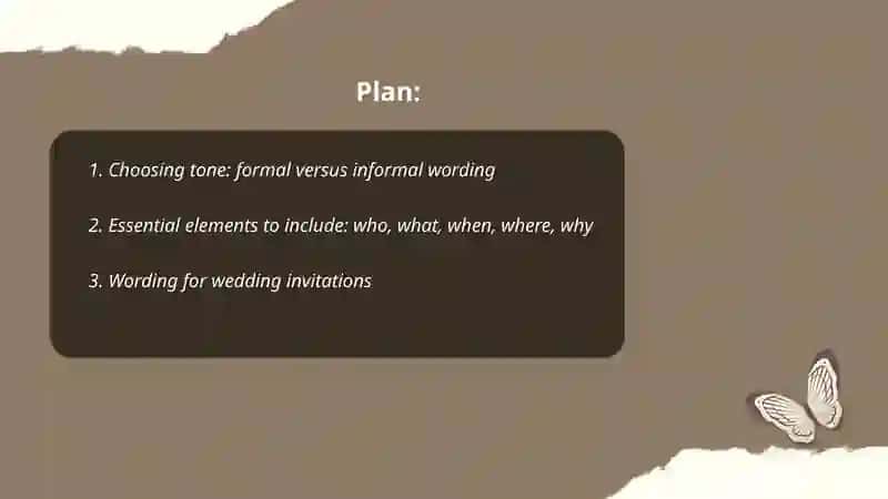 Writing invitation cards 2