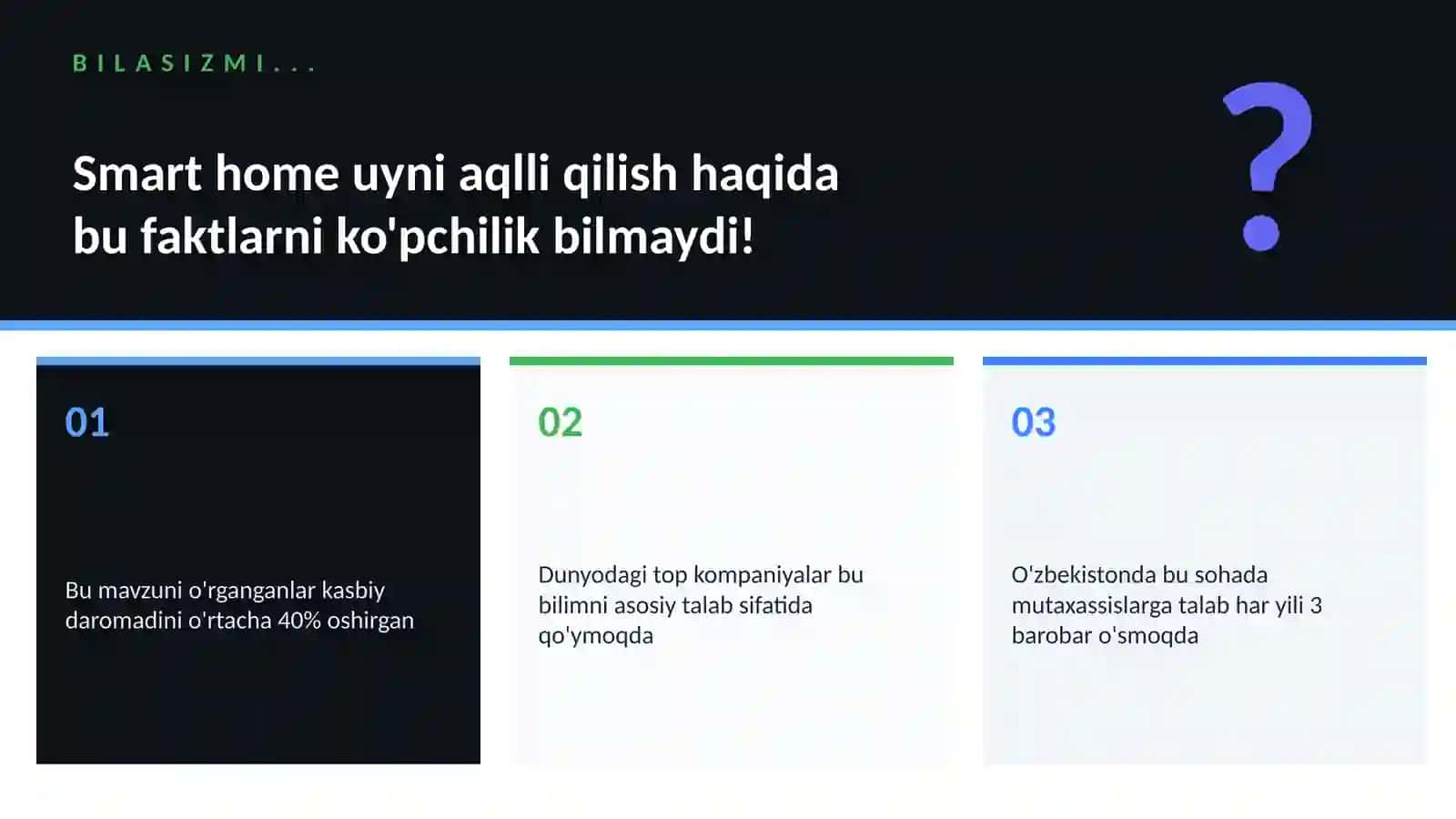 Smart home uyni aqlli qilish 2