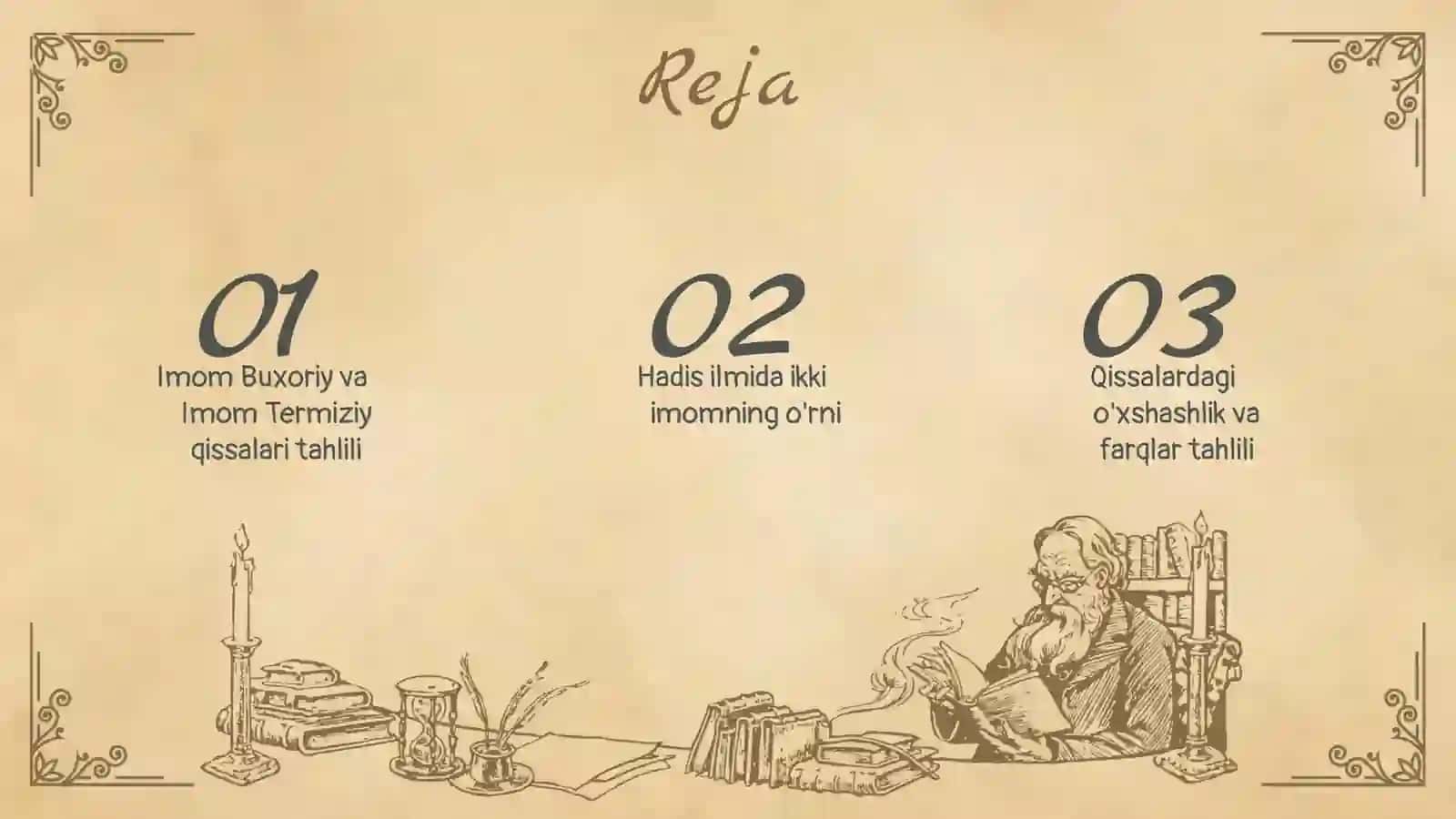 Imom Buxoriy va Imom Termiziy Hadis Ilmiga Qo'shgan Qissalarini Qiyosiy Tahlili 2