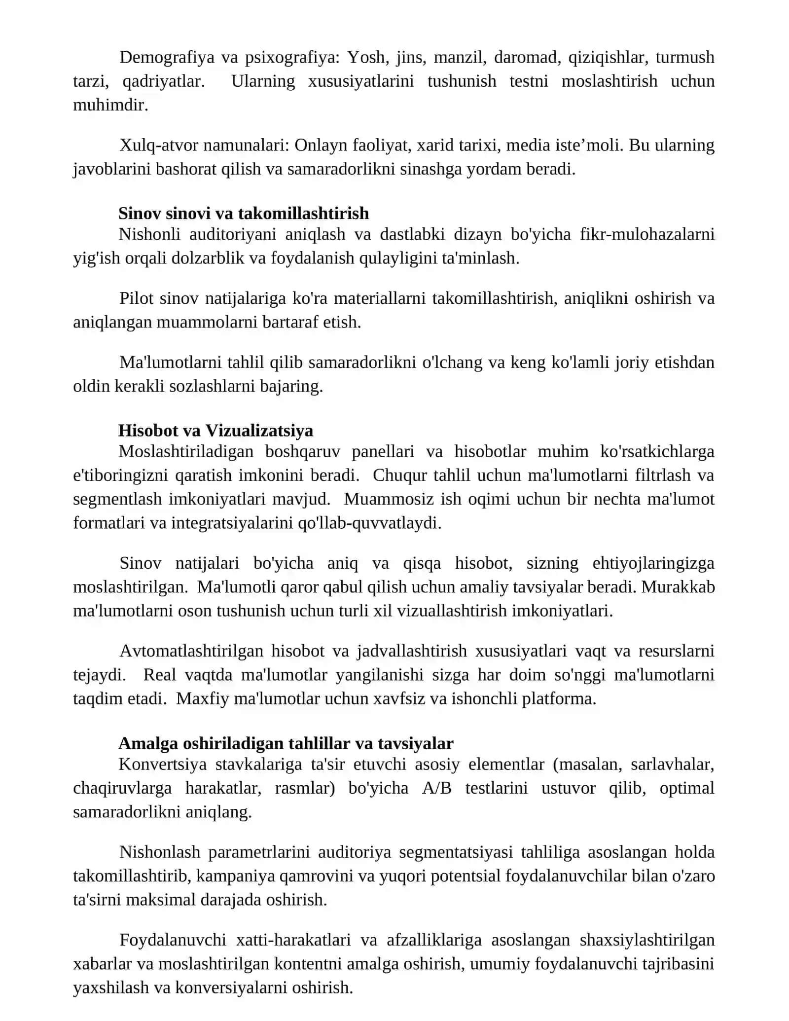 Test tayorlash 2